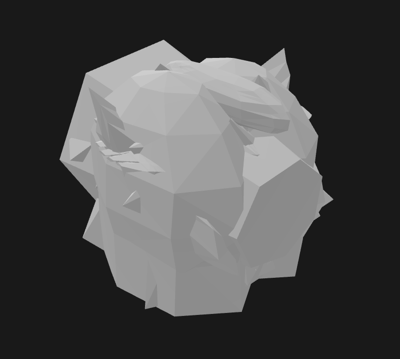 a model without the bind shape matrix applied